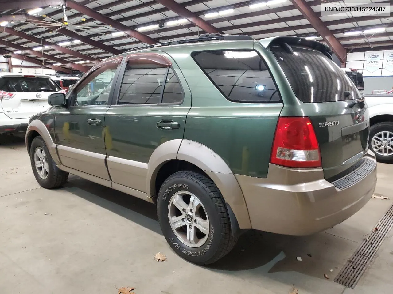 2004 Kia Sorento Ex VIN: KNDJC733345224687 Lot: 80346864