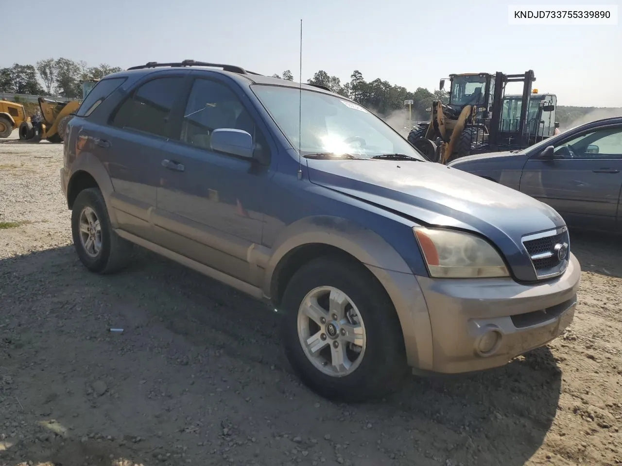 2005 Kia Sorento Ex VIN: KNDJD733755339890 Lot: 69025464