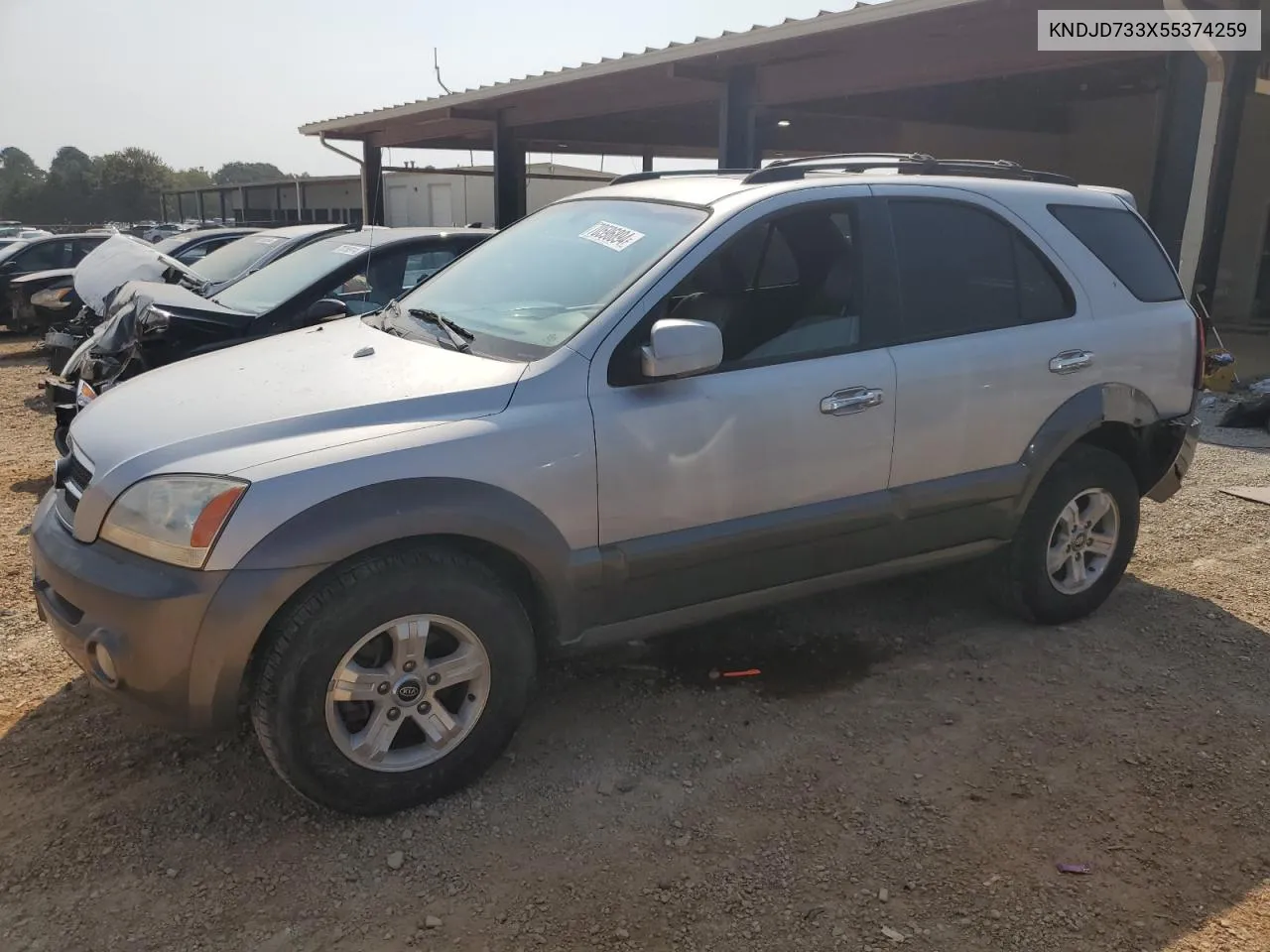 KNDJD733X55374259 2005 Kia Sorento Ex