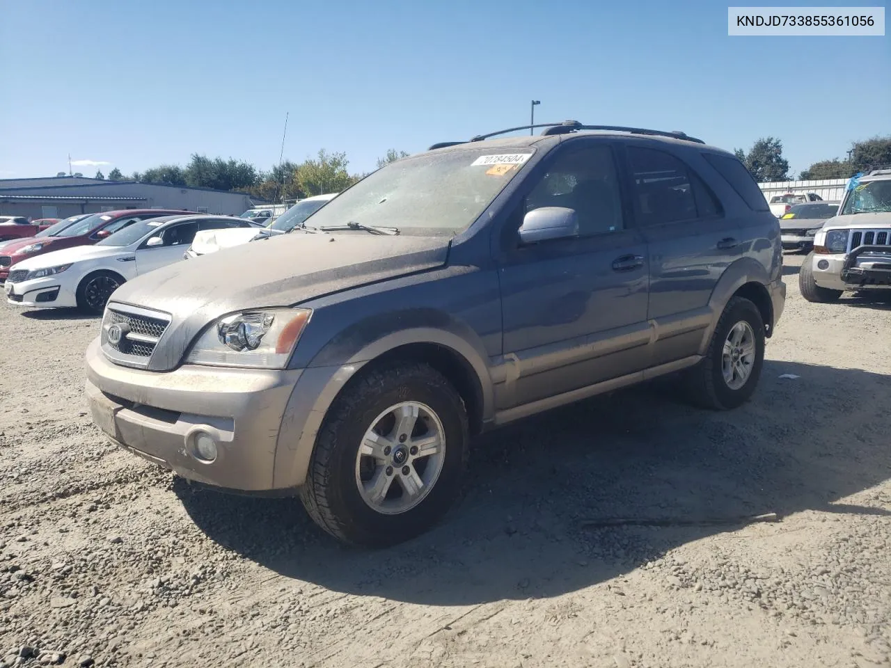 2005 Kia Sorento Ex VIN: KNDJD733855361056 Lot: 70784504