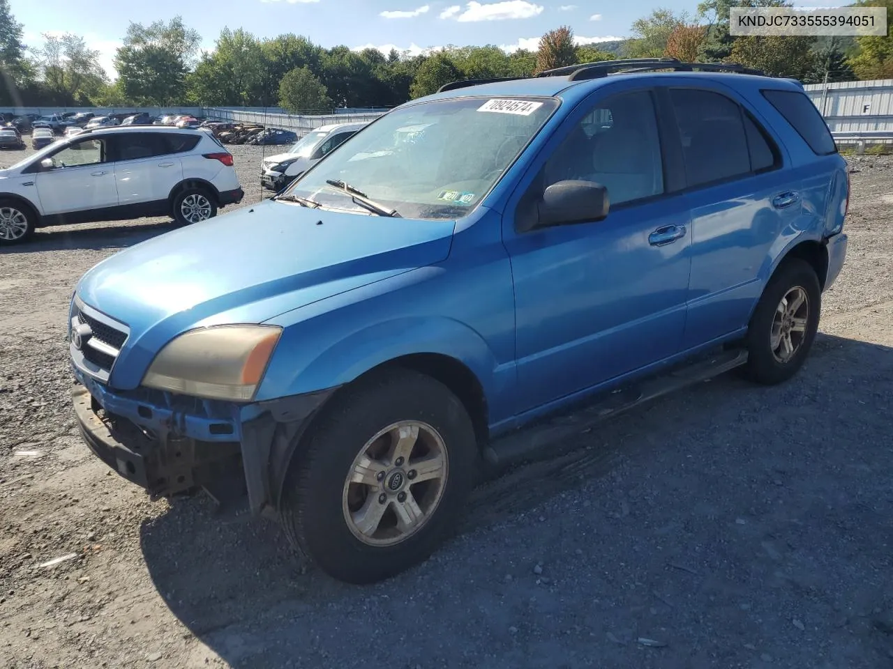 2005 Kia Sorento Ex VIN: KNDJC733555394051 Lot: 70924574