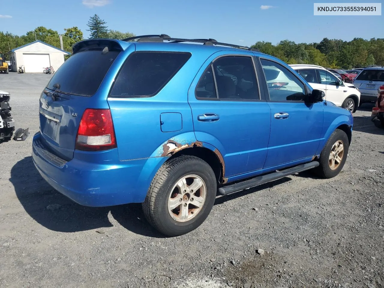 2005 Kia Sorento Ex VIN: KNDJC733555394051 Lot: 70924574