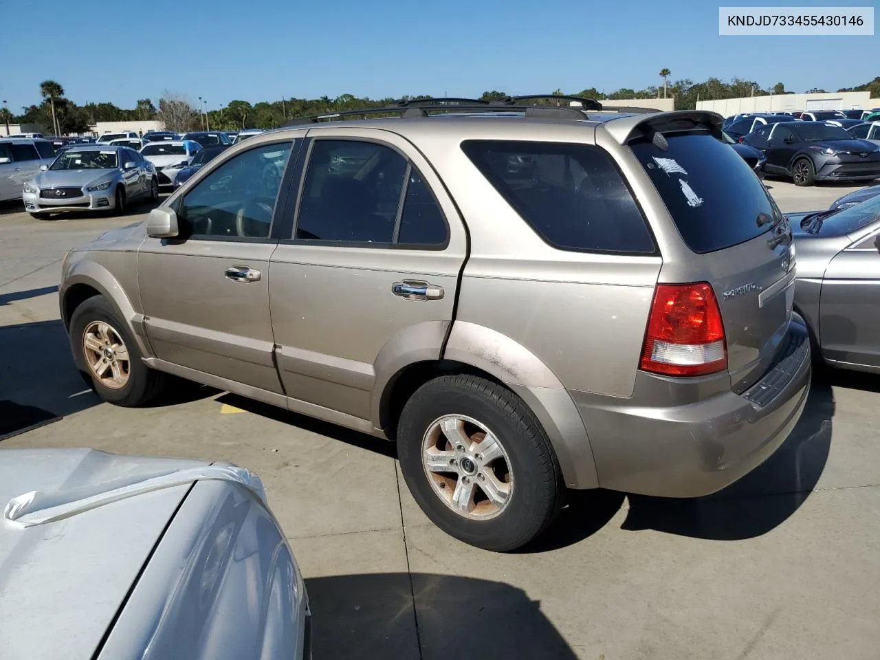 2005 Kia Sorento Ex VIN: KNDJD733455430146 Lot: 75090964