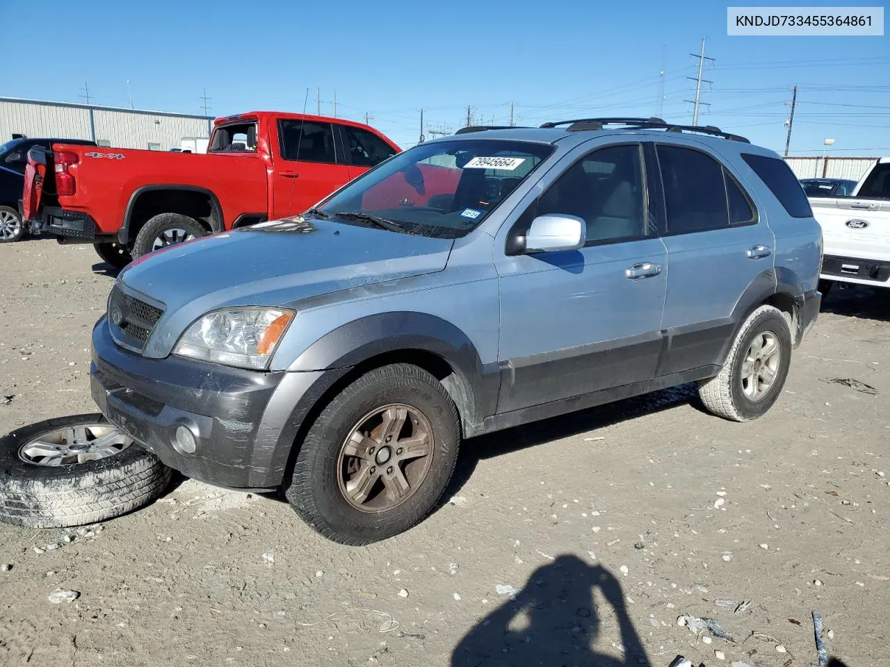 2005 Kia Sorento Ex VIN: KNDJD733455364861 Lot: 79945664