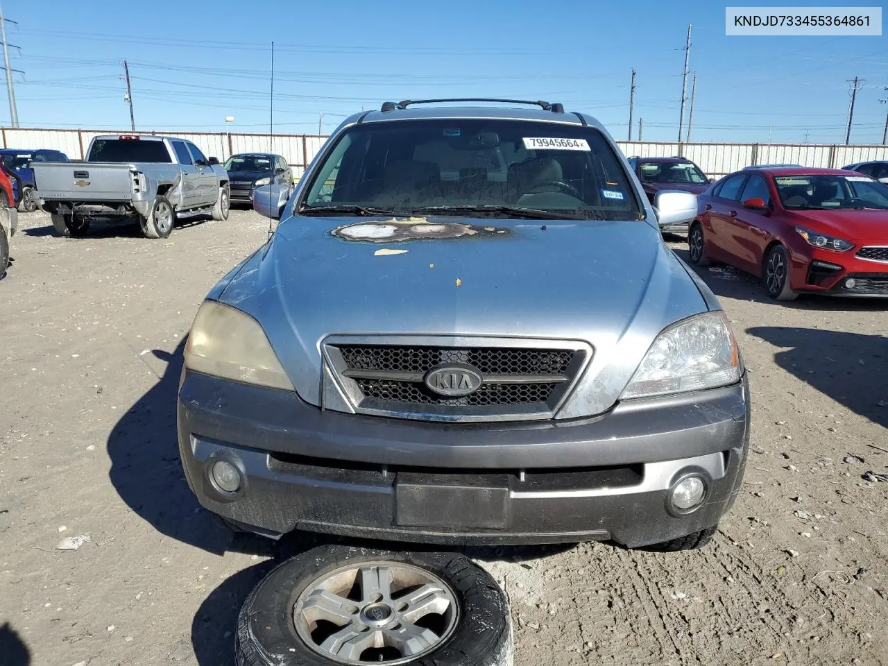 2005 Kia Sorento Ex VIN: KNDJD733455364861 Lot: 79945664