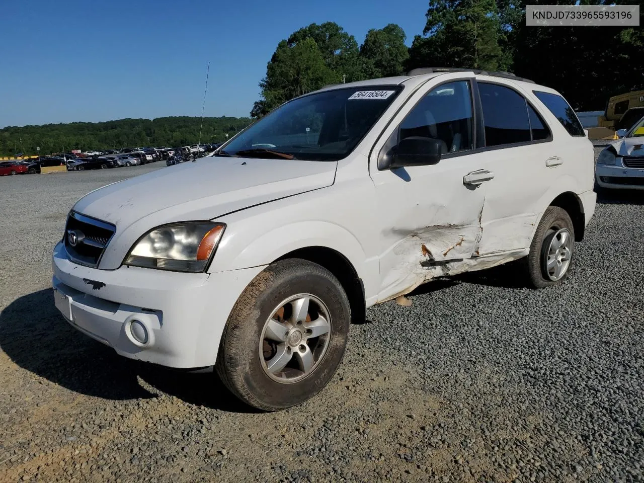 2006 Kia Sorento Ex VIN: KNDJD733965593196 Lot: 56416504