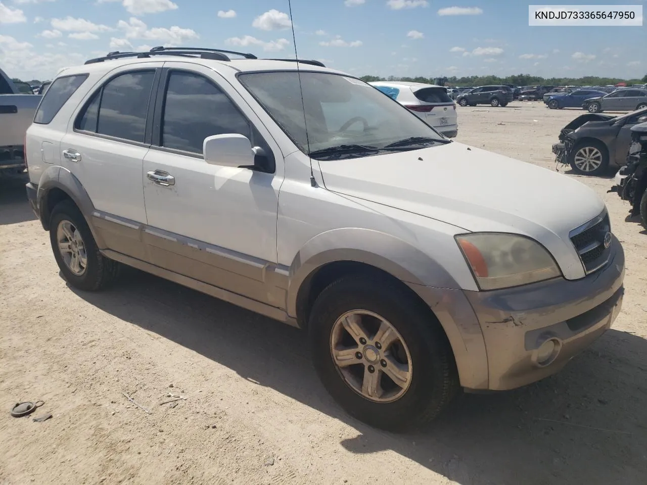 2006 Kia Sorento Ex VIN: KNDJD733365647950 Lot: 60439794