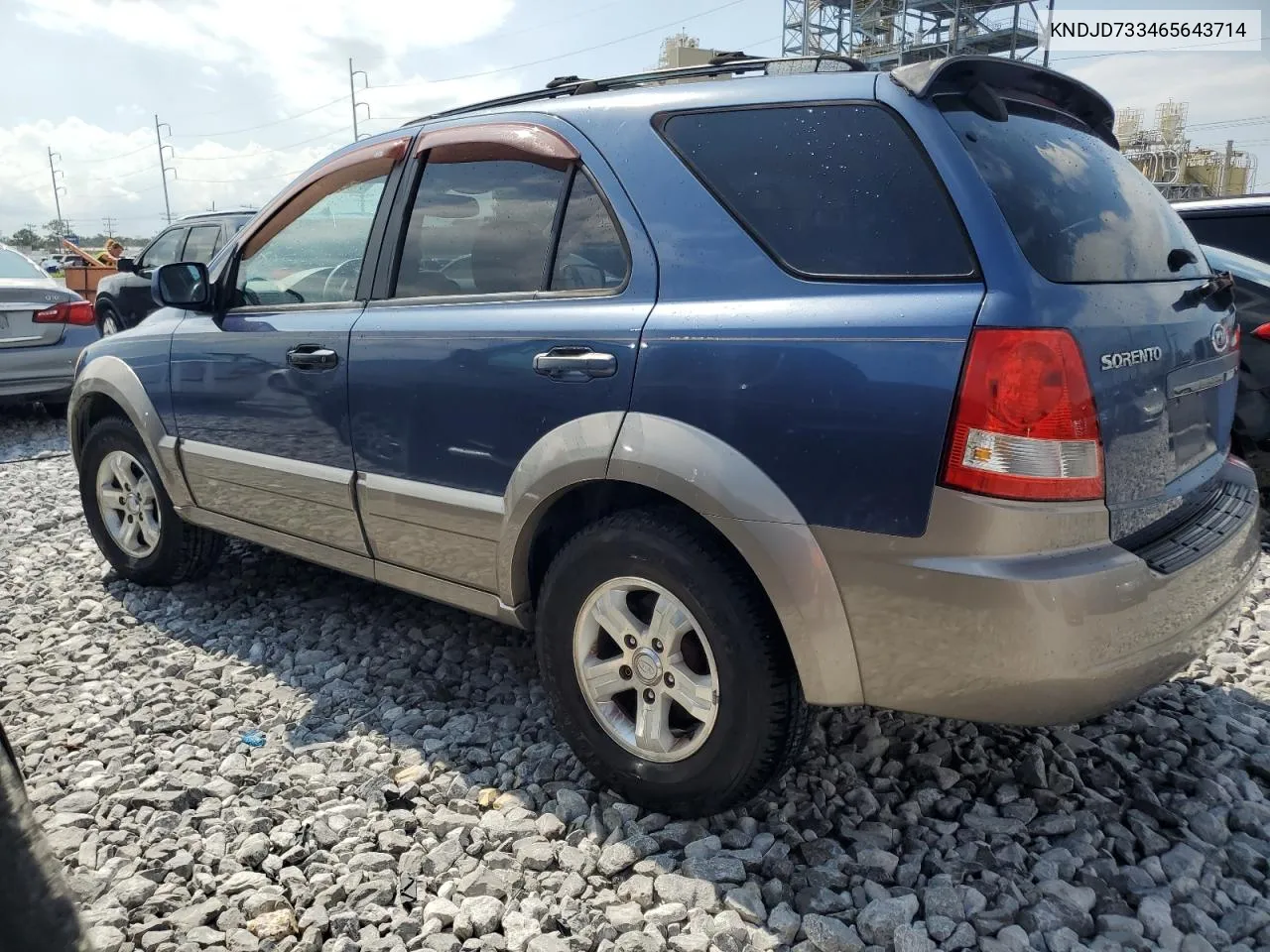 2006 Kia Sorento Ex VIN: KNDJD733465643714 Lot: 71593574