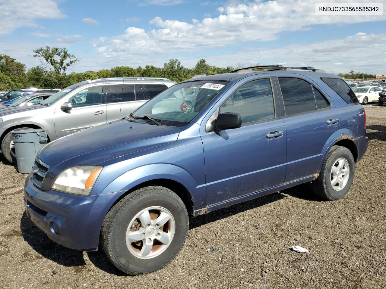 KNDJC733565585342 2006 Kia Sorento Ex