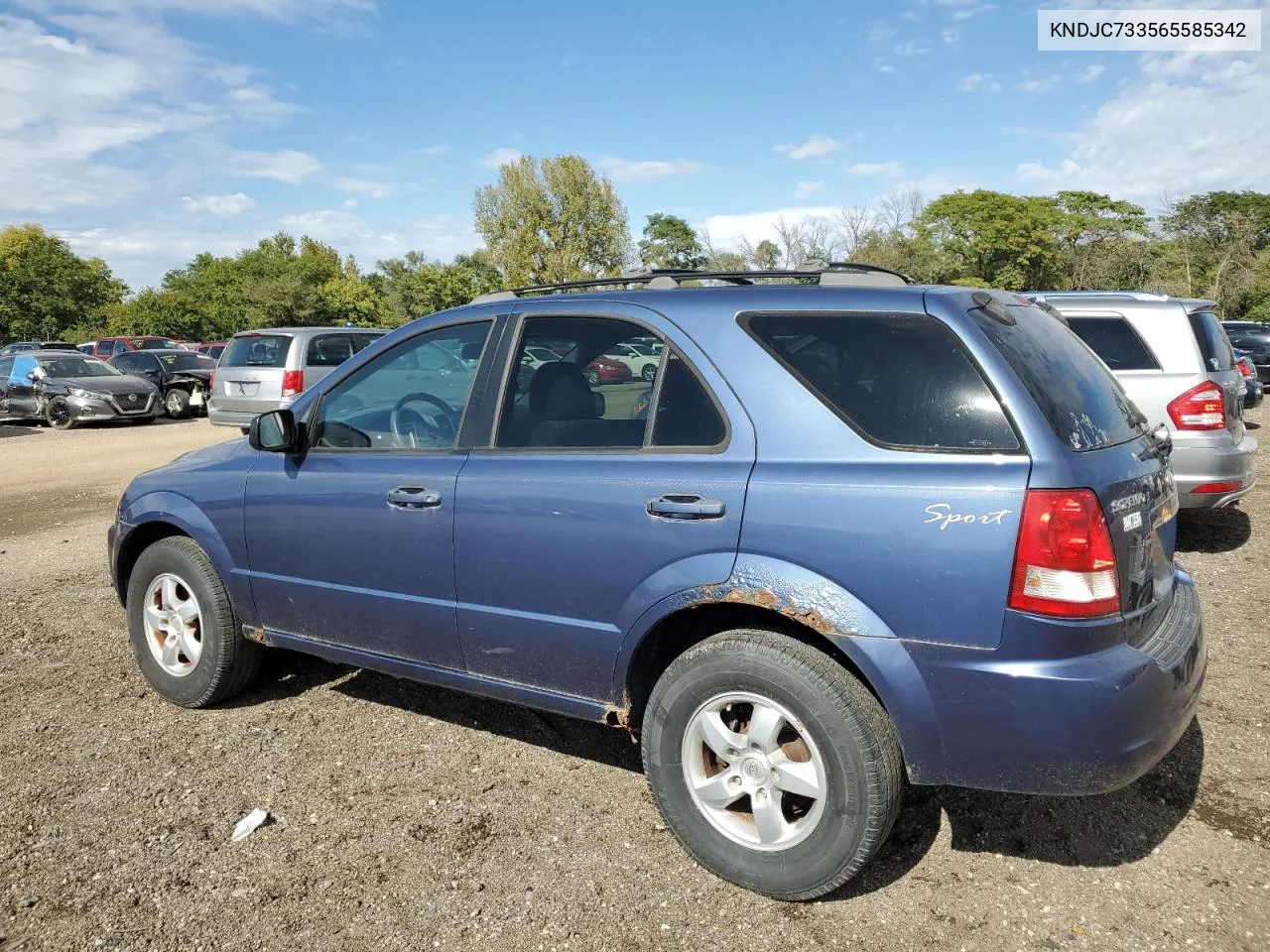 KNDJC733565585342 2006 Kia Sorento Ex