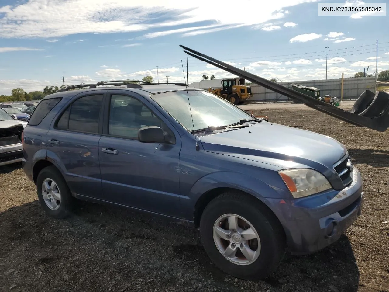 2006 Kia Sorento Ex VIN: KNDJC733565585342 Lot: 72507404