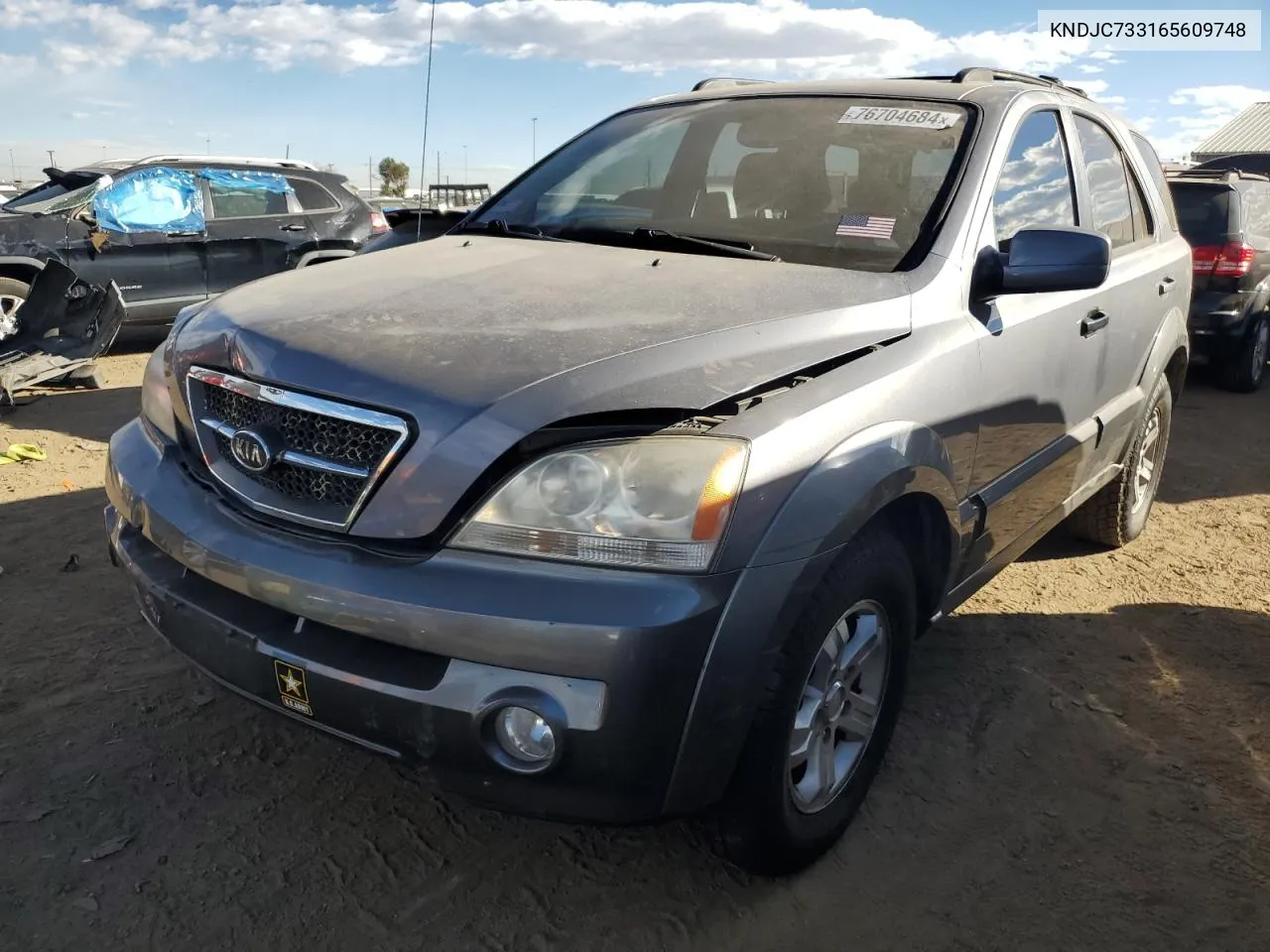 2006 Kia Sorento Ex VIN: KNDJC733165609748 Lot: 76704684