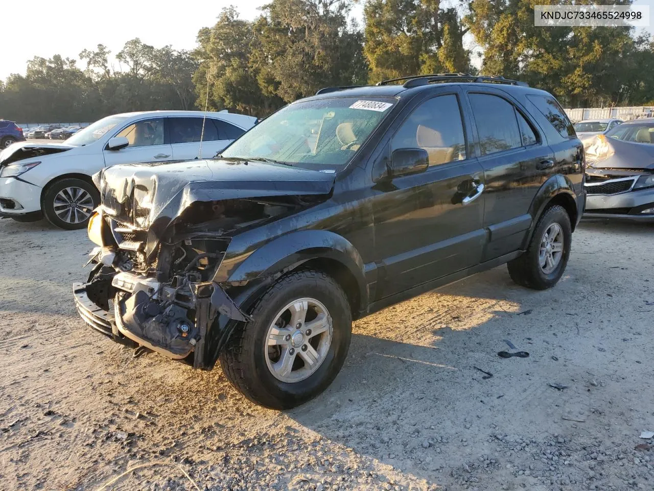 2006 Kia Sorento Ex VIN: KNDJC733465524998 Lot: 77480834