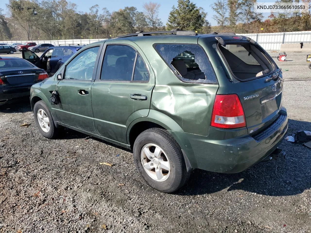 KNDJD733665610553 2006 Kia Sorento Ex