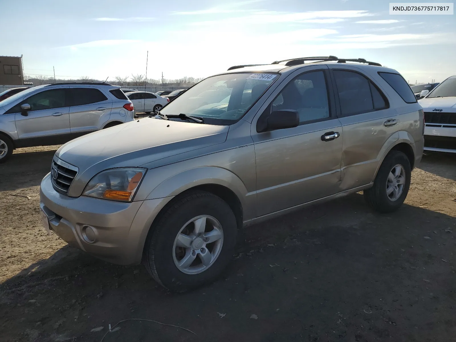 2007 Kia Sorento Ex VIN: KNDJD736775717817 Lot: 40976414