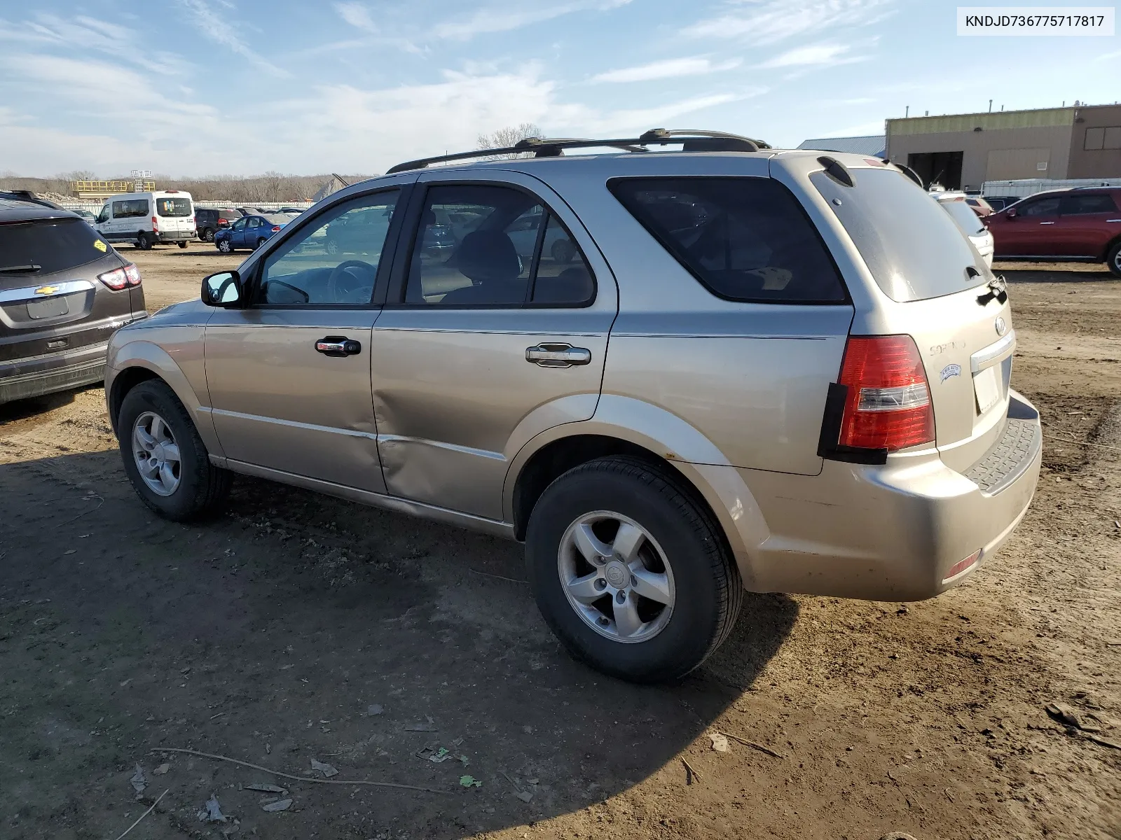 2007 Kia Sorento Ex VIN: KNDJD736775717817 Lot: 40976414