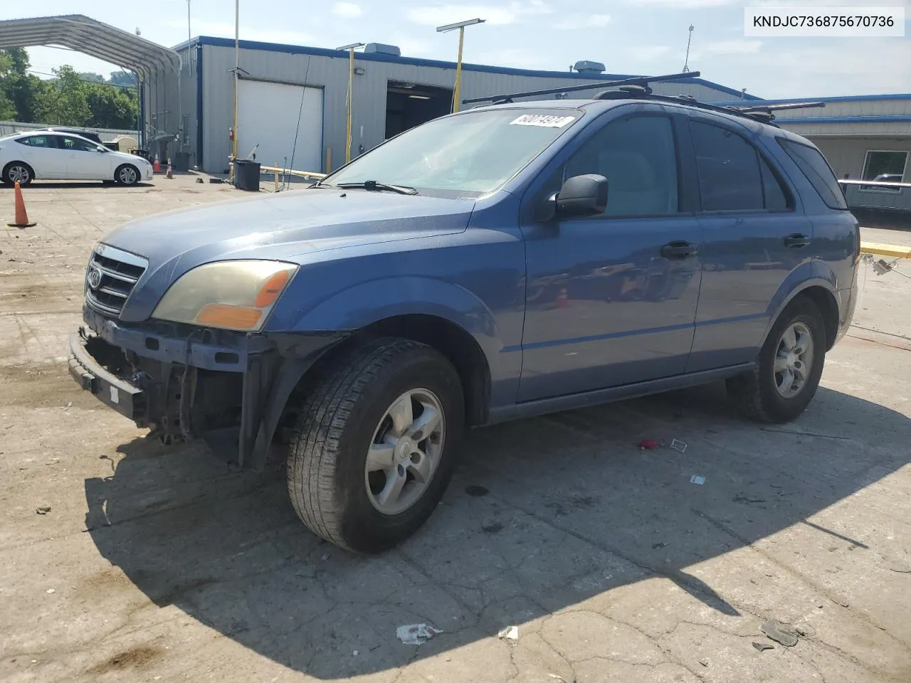 2007 Kia Sorento Ex VIN: KNDJC736875670736 Lot: 60074974