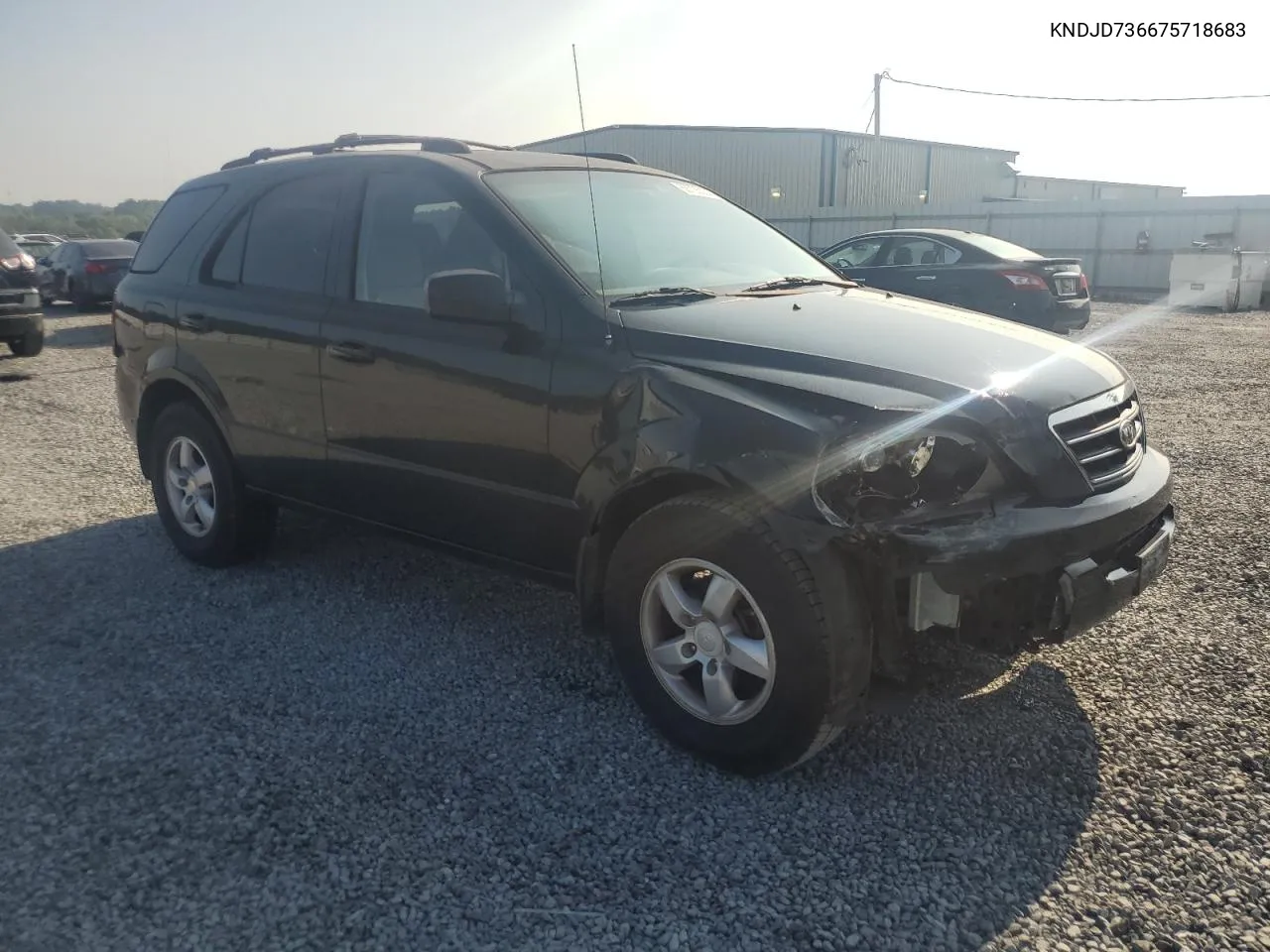 2007 Kia Sorento Ex VIN: KNDJD736675718683 Lot: 68735334