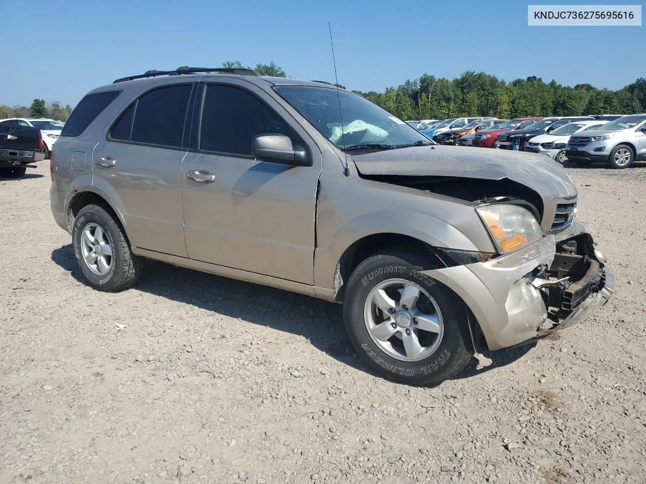 2007 Kia Sorento Ex VIN: KNDJC736275695616 Lot: 71421354