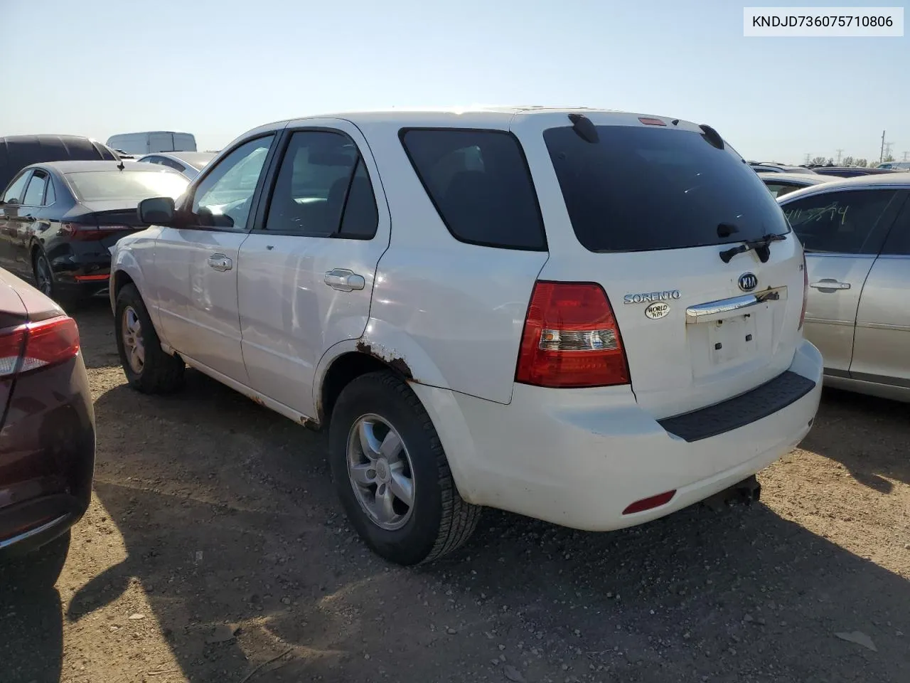 2007 Kia Sorento Ex VIN: KNDJD736075710806 Lot: 73756224