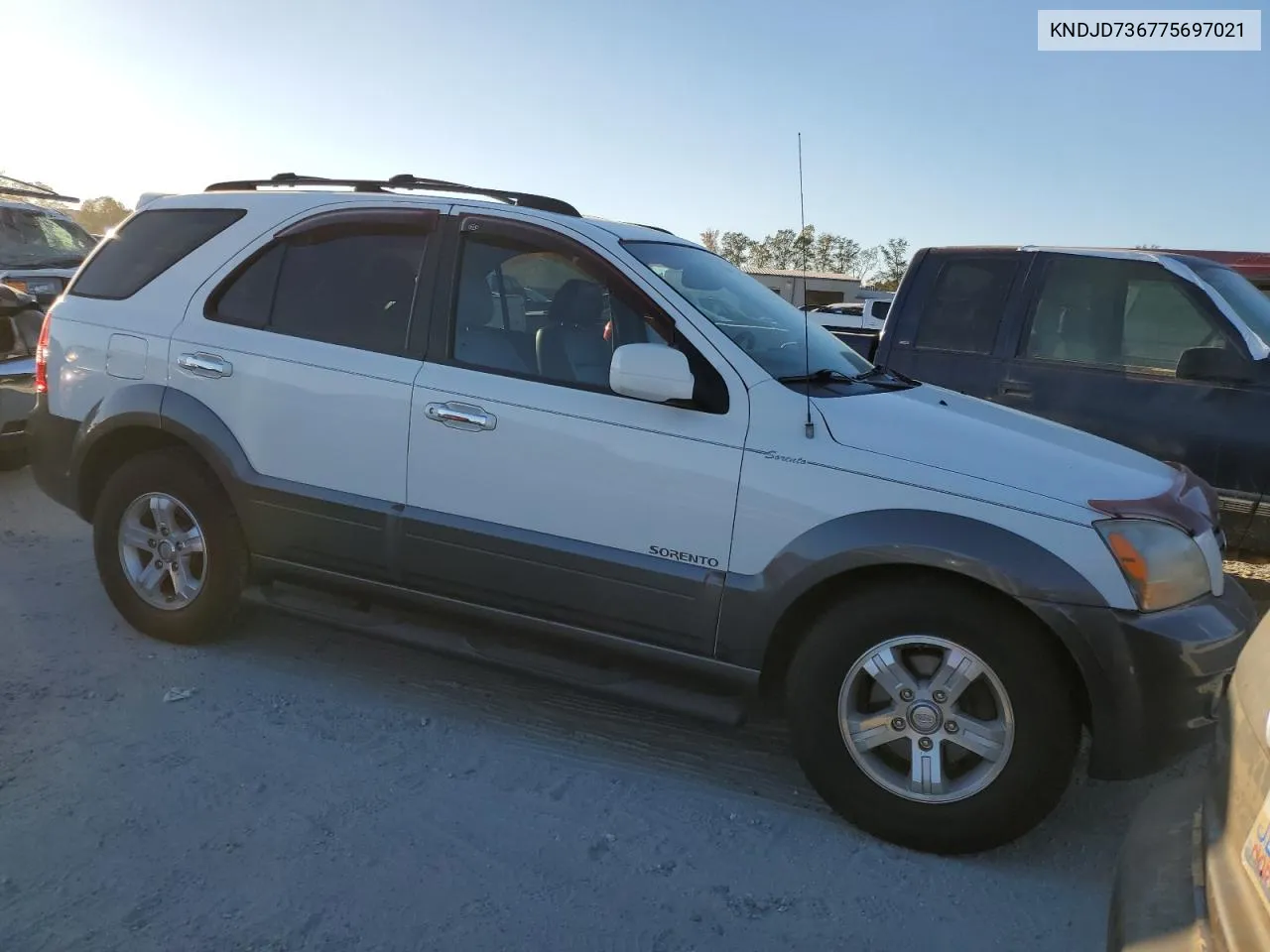 2007 Kia Sorento Ex VIN: KNDJD736775697021 Lot: 74865074