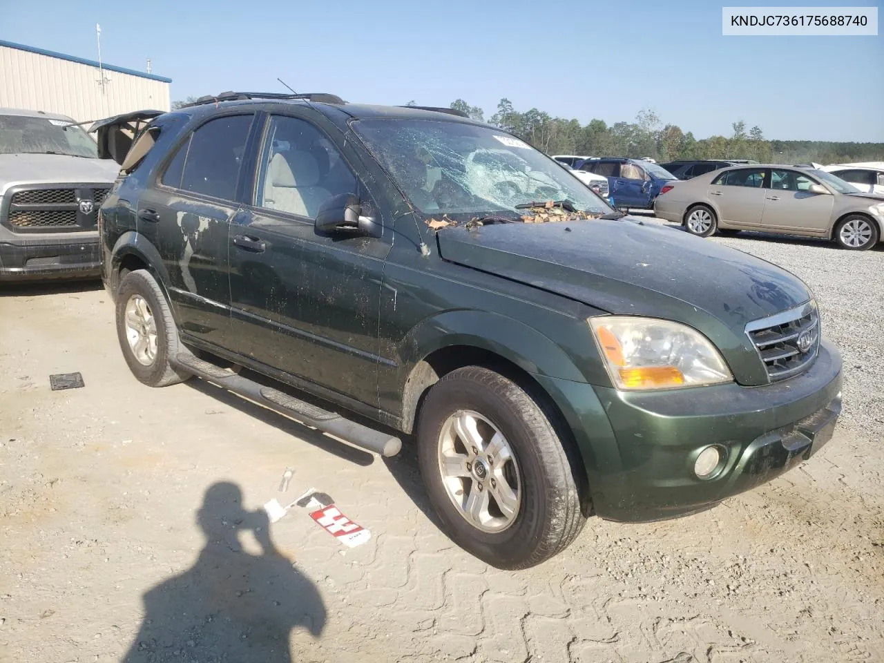 2007 Kia Sorento Ex VIN: KNDJC736175688740 Lot: 75318274