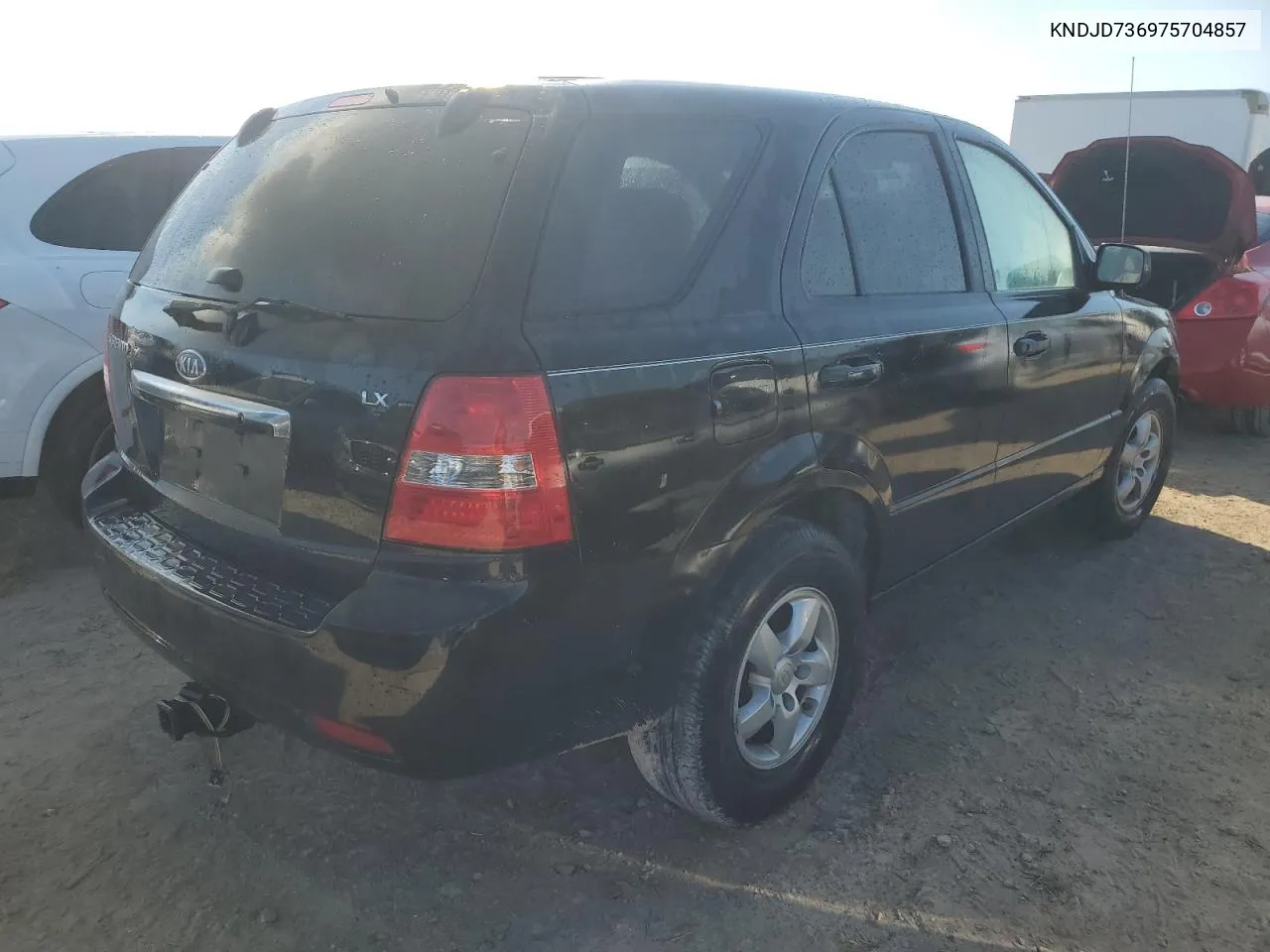 2007 Kia Sorento Ex VIN: KNDJD736975704857 Lot: 77450374