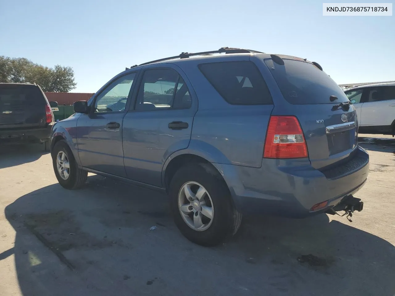 2007 Kia Sorento Ex VIN: KNDJD736875718734 Lot: 77677124