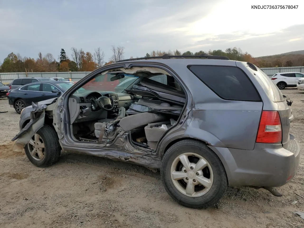 2007 Kia Sorento Ex VIN: KNDJC736375678047 Lot: 78385904