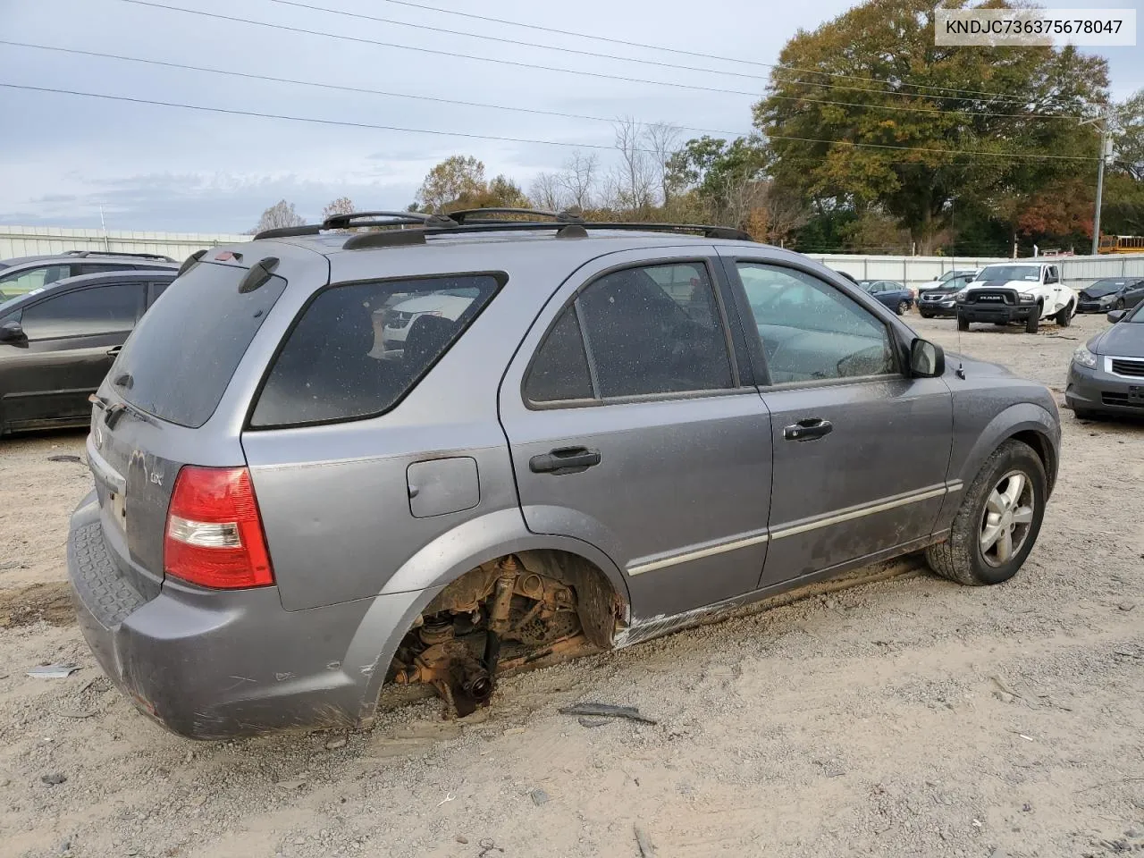 2007 Kia Sorento Ex VIN: KNDJC736375678047 Lot: 78385904