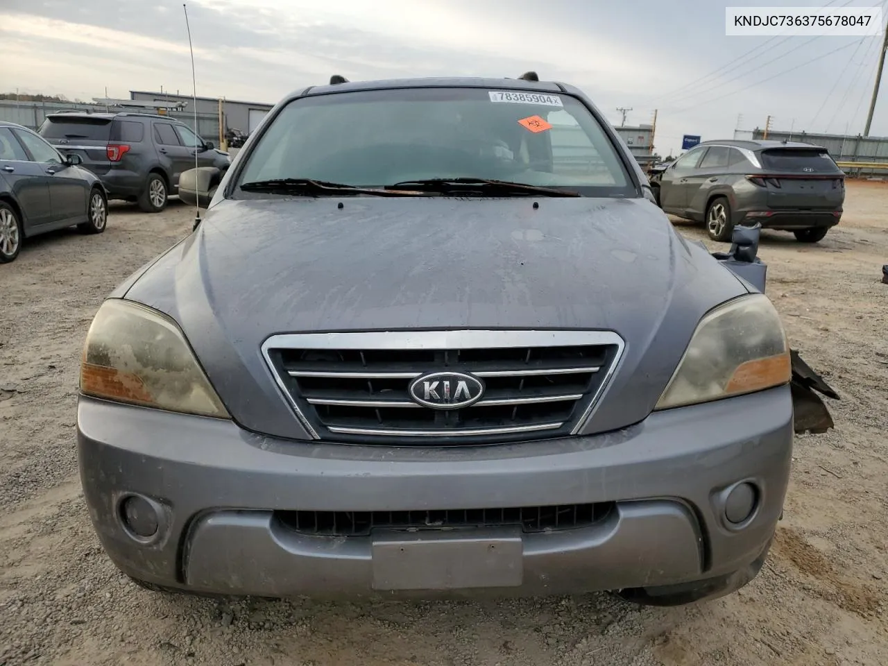 2007 Kia Sorento Ex VIN: KNDJC736375678047 Lot: 78385904