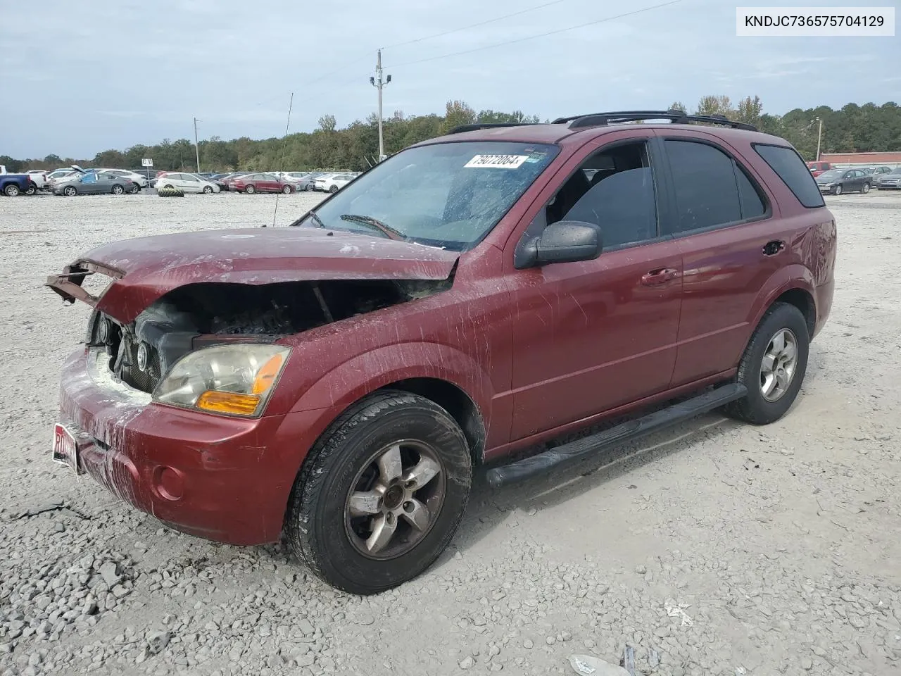 2007 Kia Sorento Ex VIN: KNDJC736575704129 Lot: 79072064