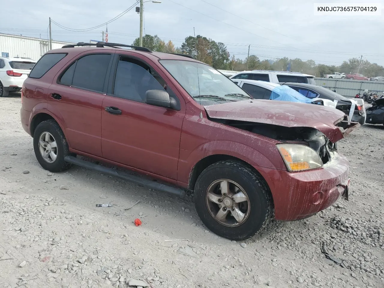 KNDJC736575704129 2007 Kia Sorento Ex