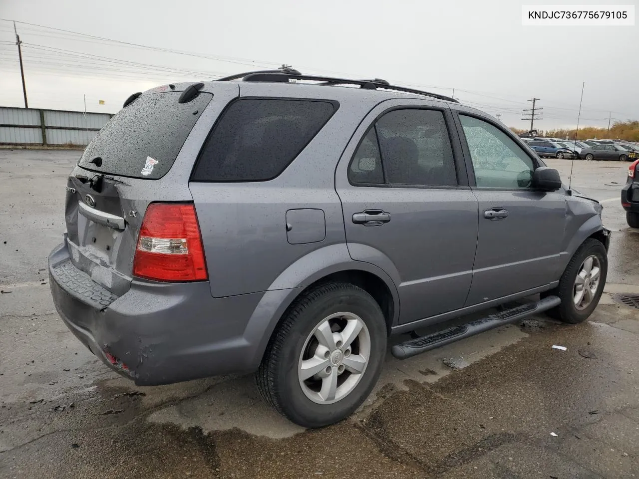 2007 Kia Sorento Ex VIN: KNDJC736775679105 Lot: 79138484