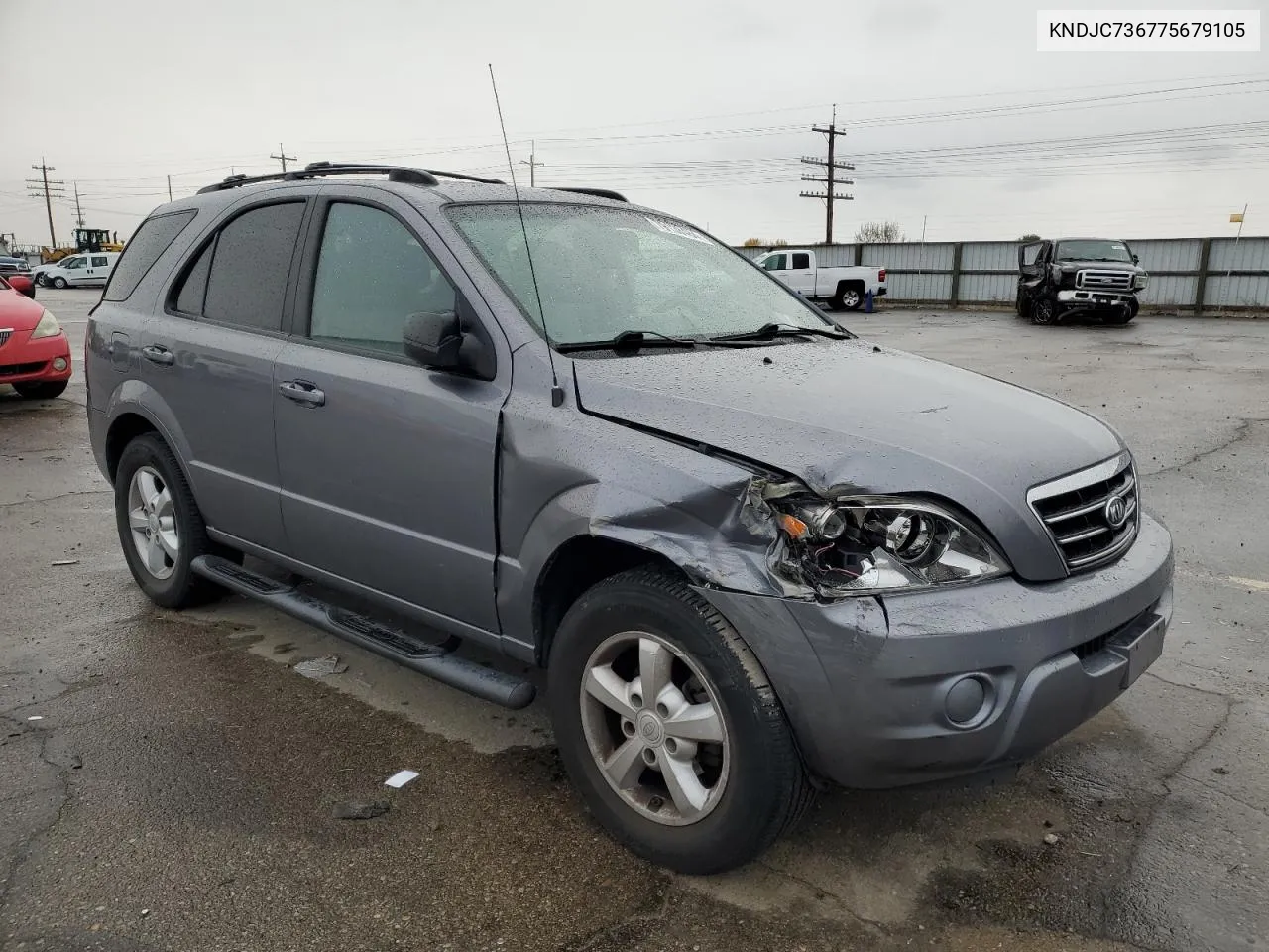 2007 Kia Sorento Ex VIN: KNDJC736775679105 Lot: 79138484