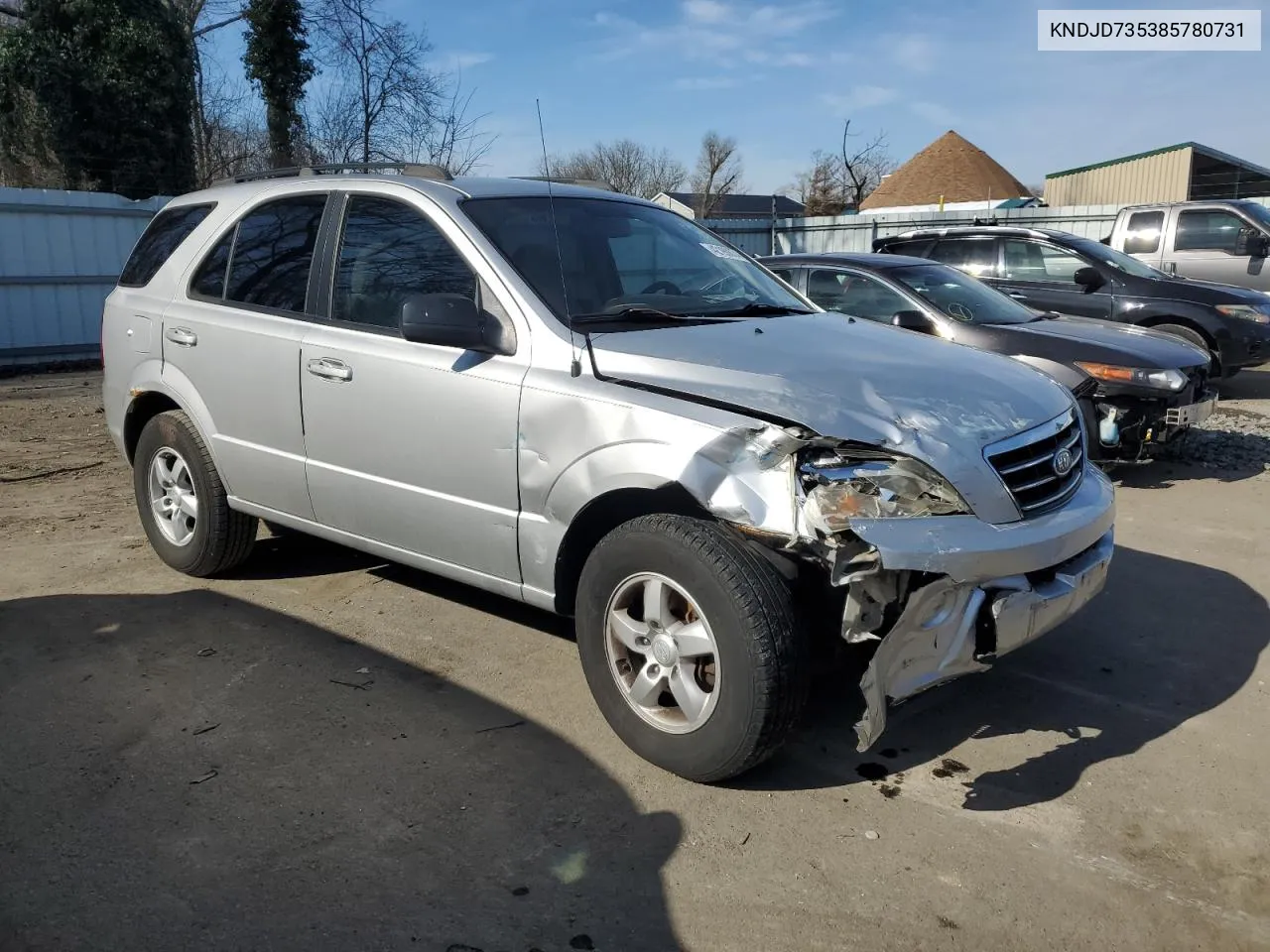 KNDJD735385780731 2008 Kia Sorento Ex