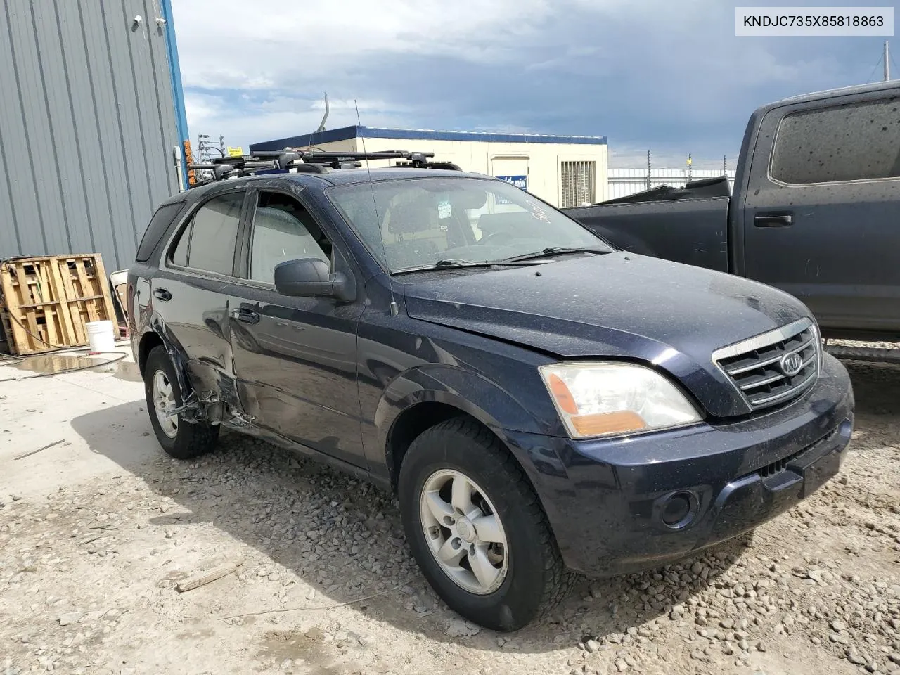 KNDJC735X85818863 2008 Kia Sorento Ex