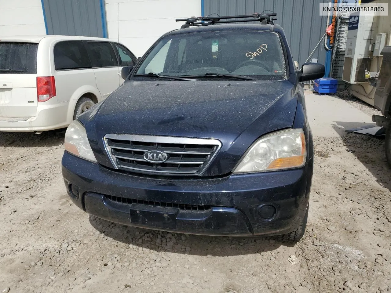 KNDJC735X85818863 2008 Kia Sorento Ex