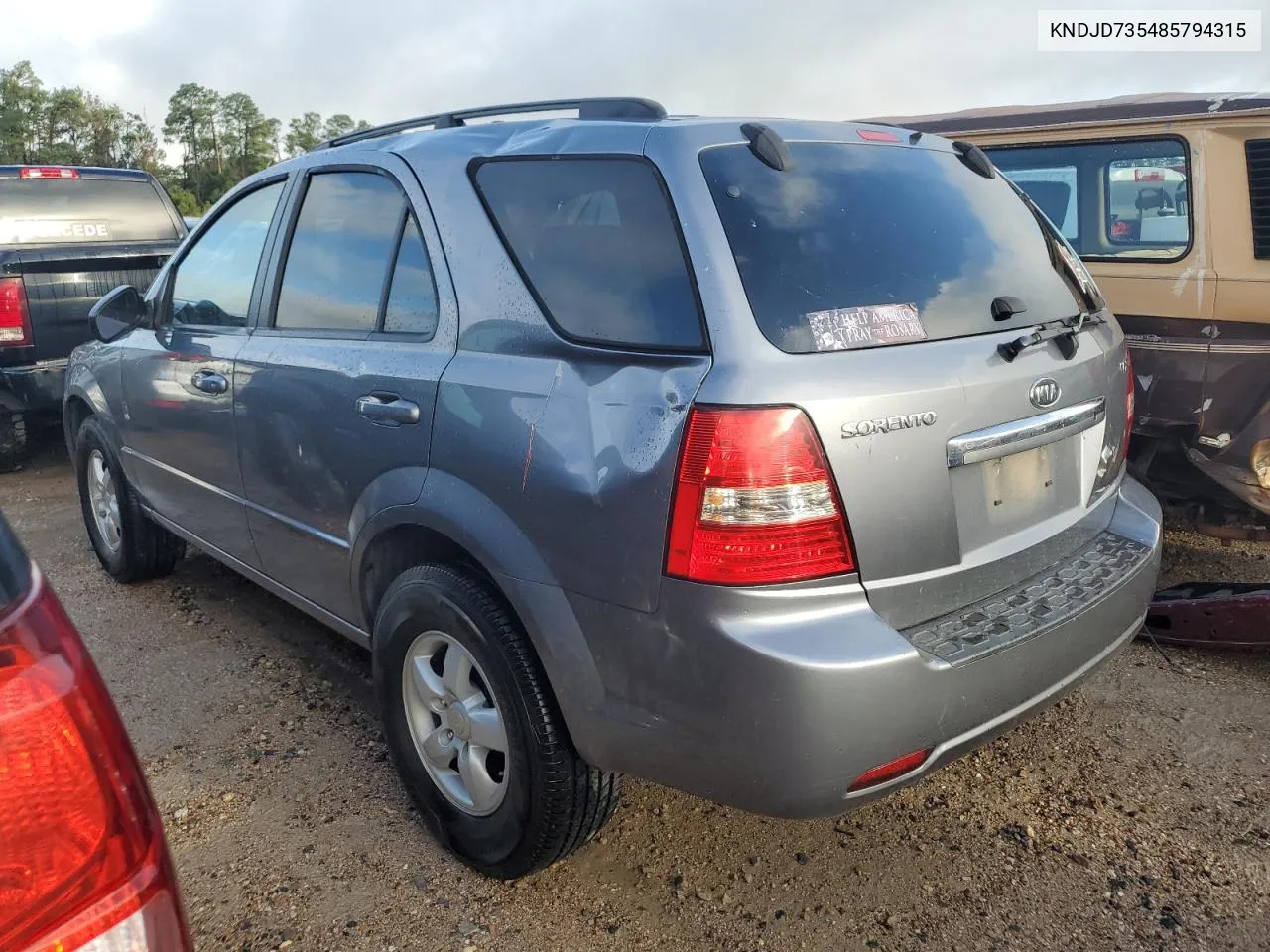 KNDJD735485794315 2008 Kia Sorento Ex