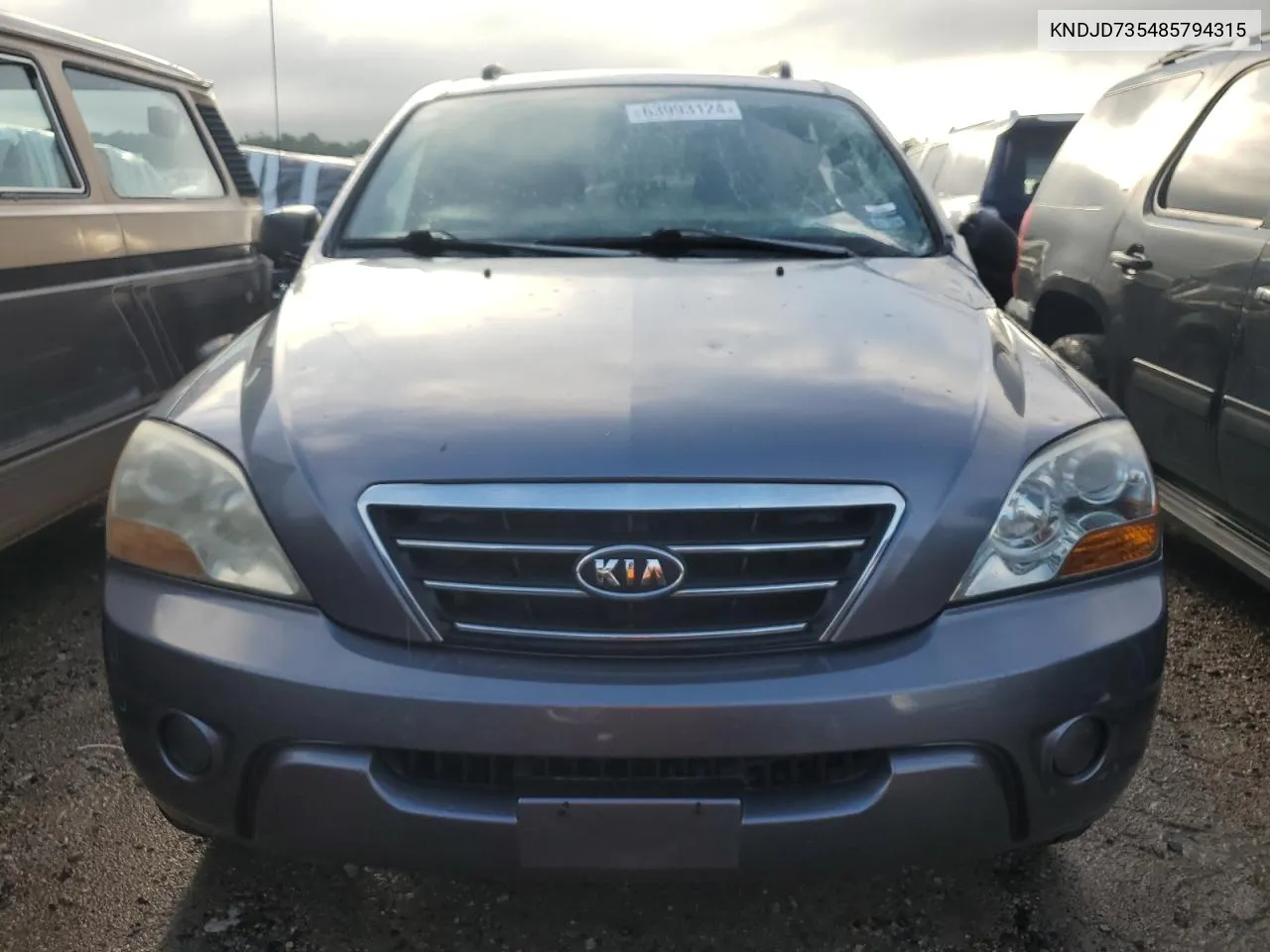 2008 Kia Sorento Ex VIN: KNDJD735485794315 Lot: 63993124