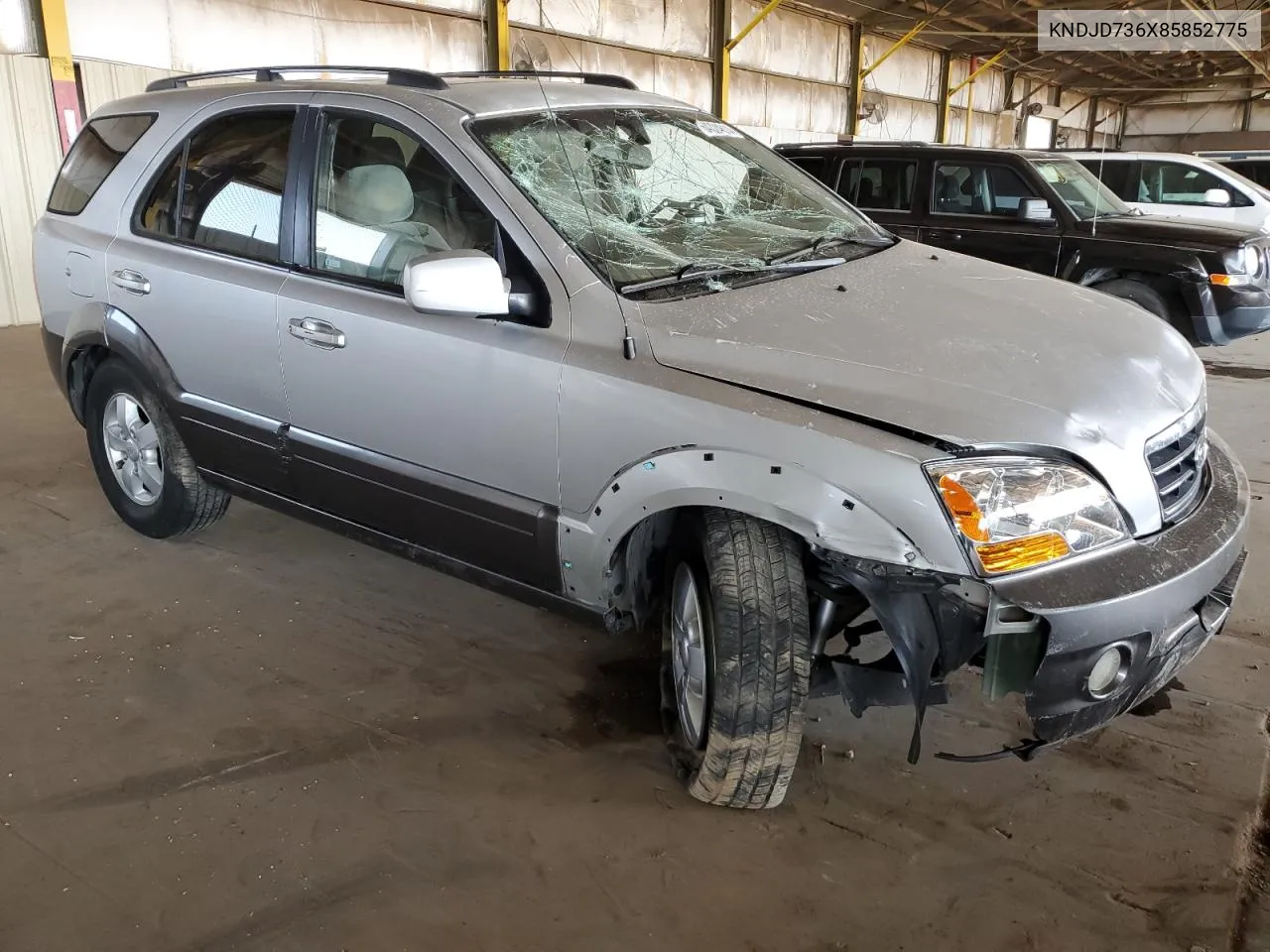 KNDJD736X85852775 2008 Kia Sorento Ex