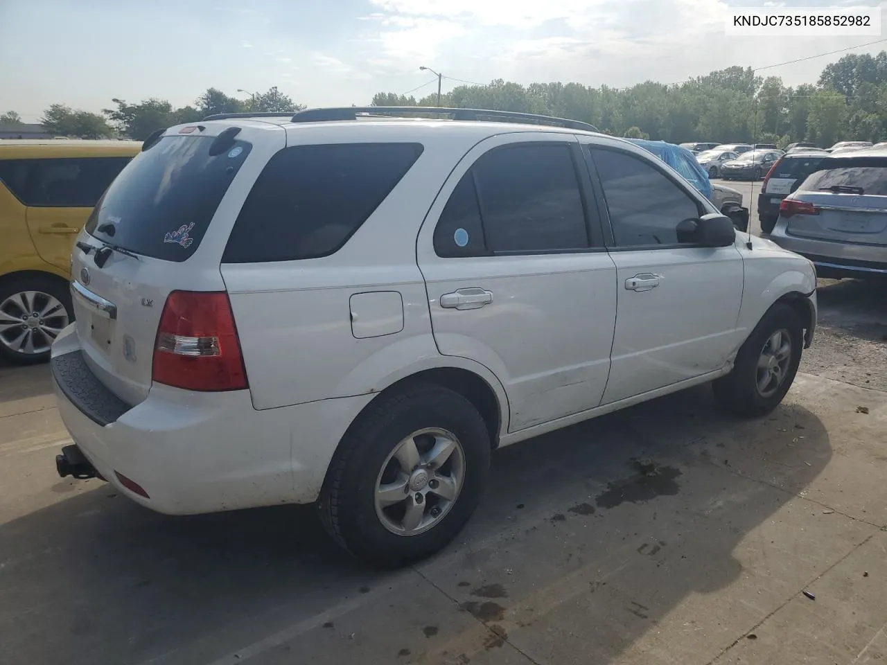 KNDJC735185852982 2008 Kia Sorento Ex