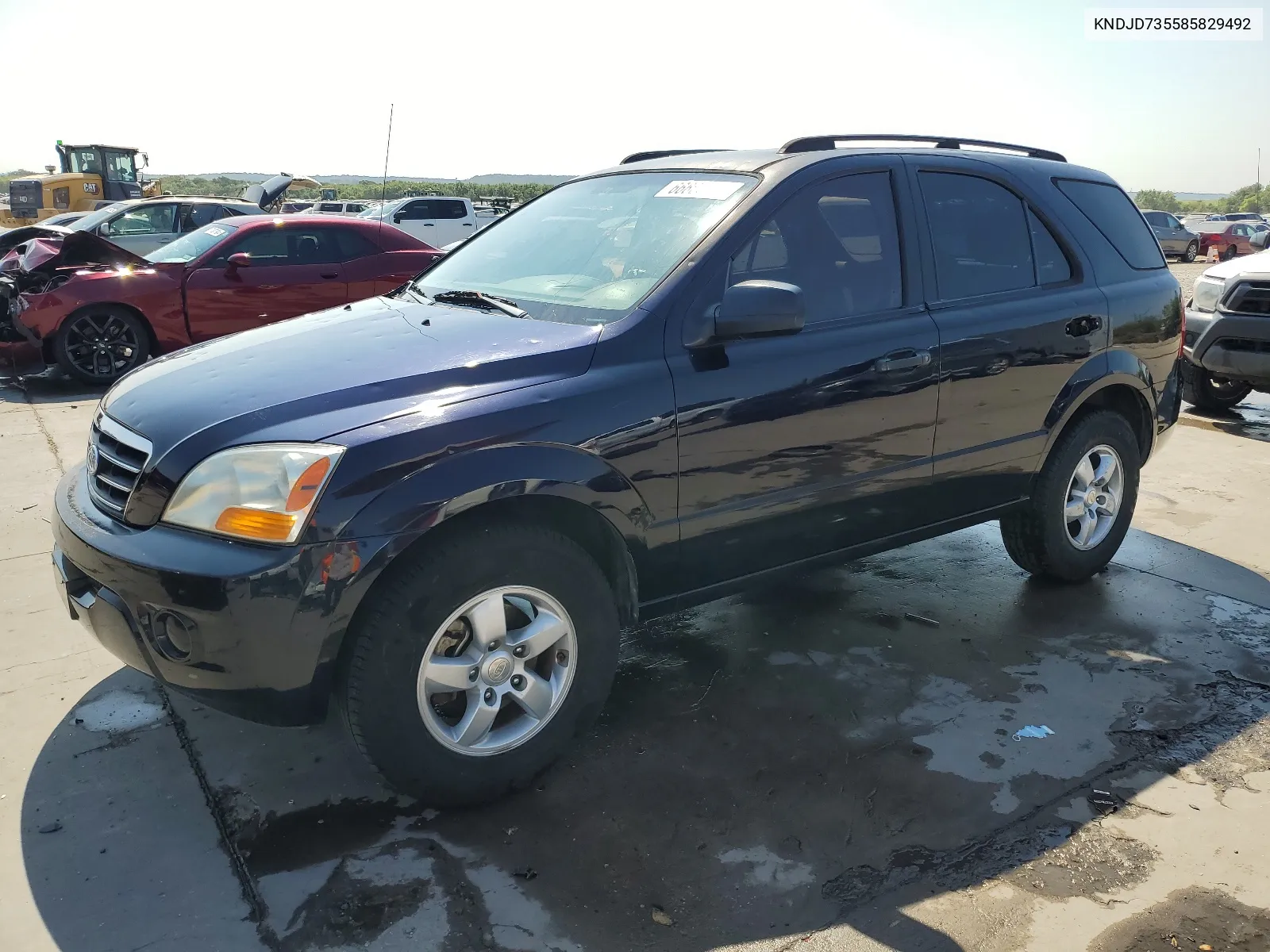 KNDJD735585829492 2008 Kia Sorento Ex