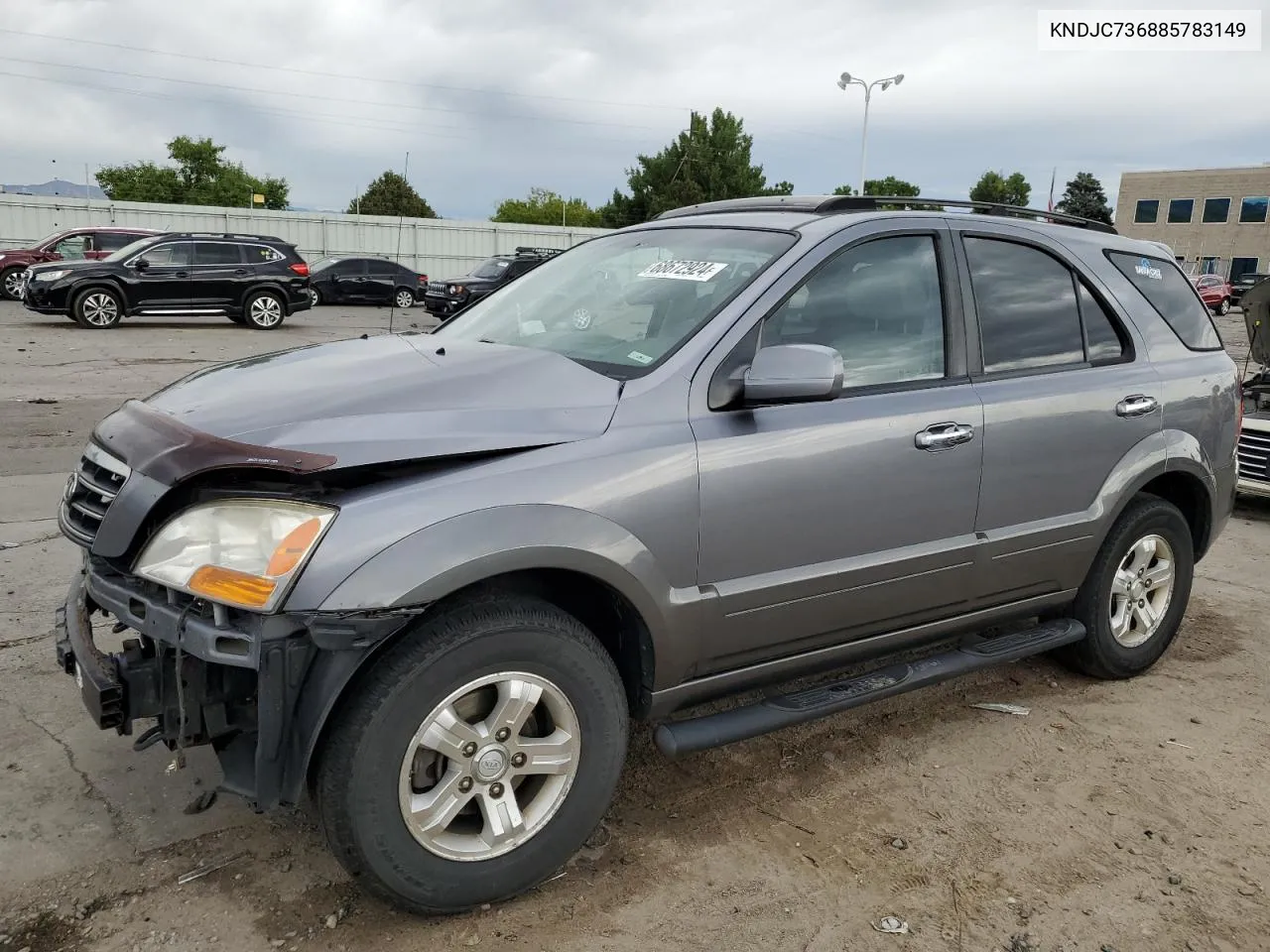 2008 Kia Sorento Ex VIN: KNDJC736885783149 Lot: 68672924