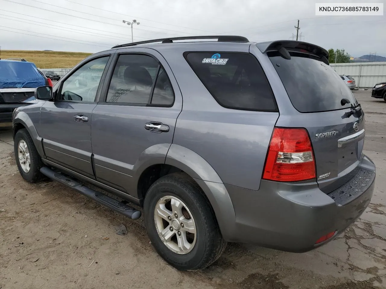 KNDJC736885783149 2008 Kia Sorento Ex