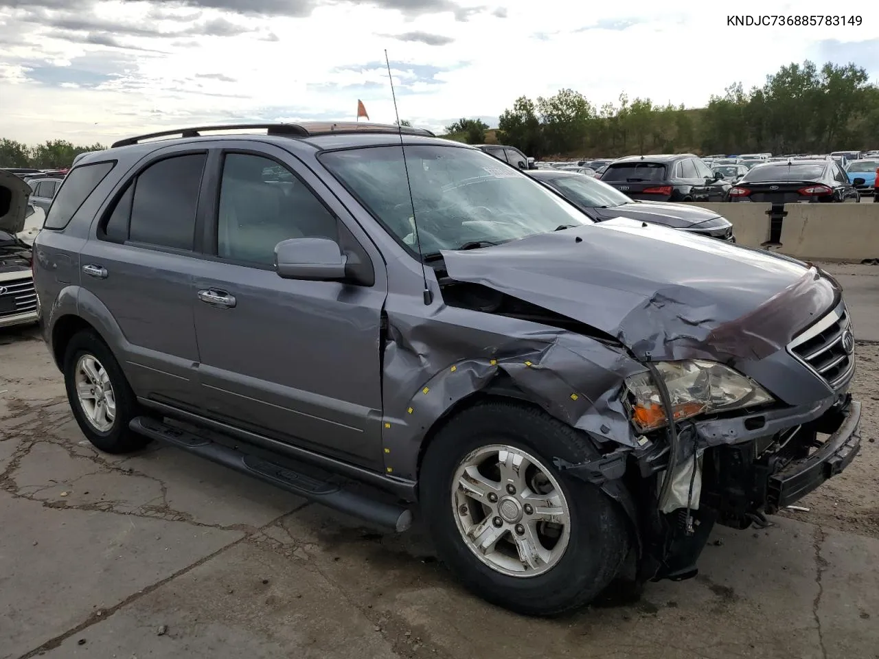 KNDJC736885783149 2008 Kia Sorento Ex