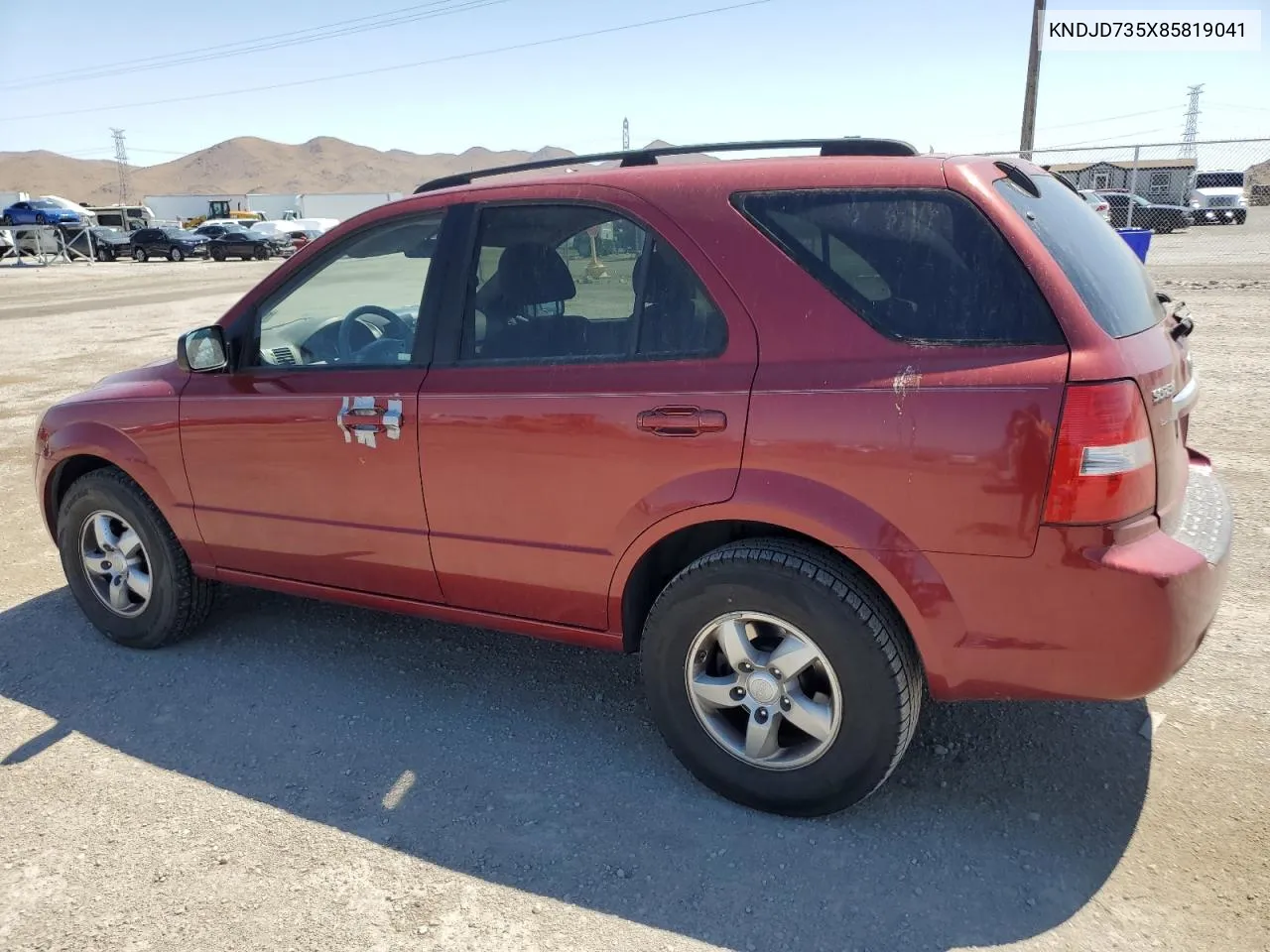 2008 Kia Sorento Ex VIN: KNDJD735X85819041 Lot: 68774254