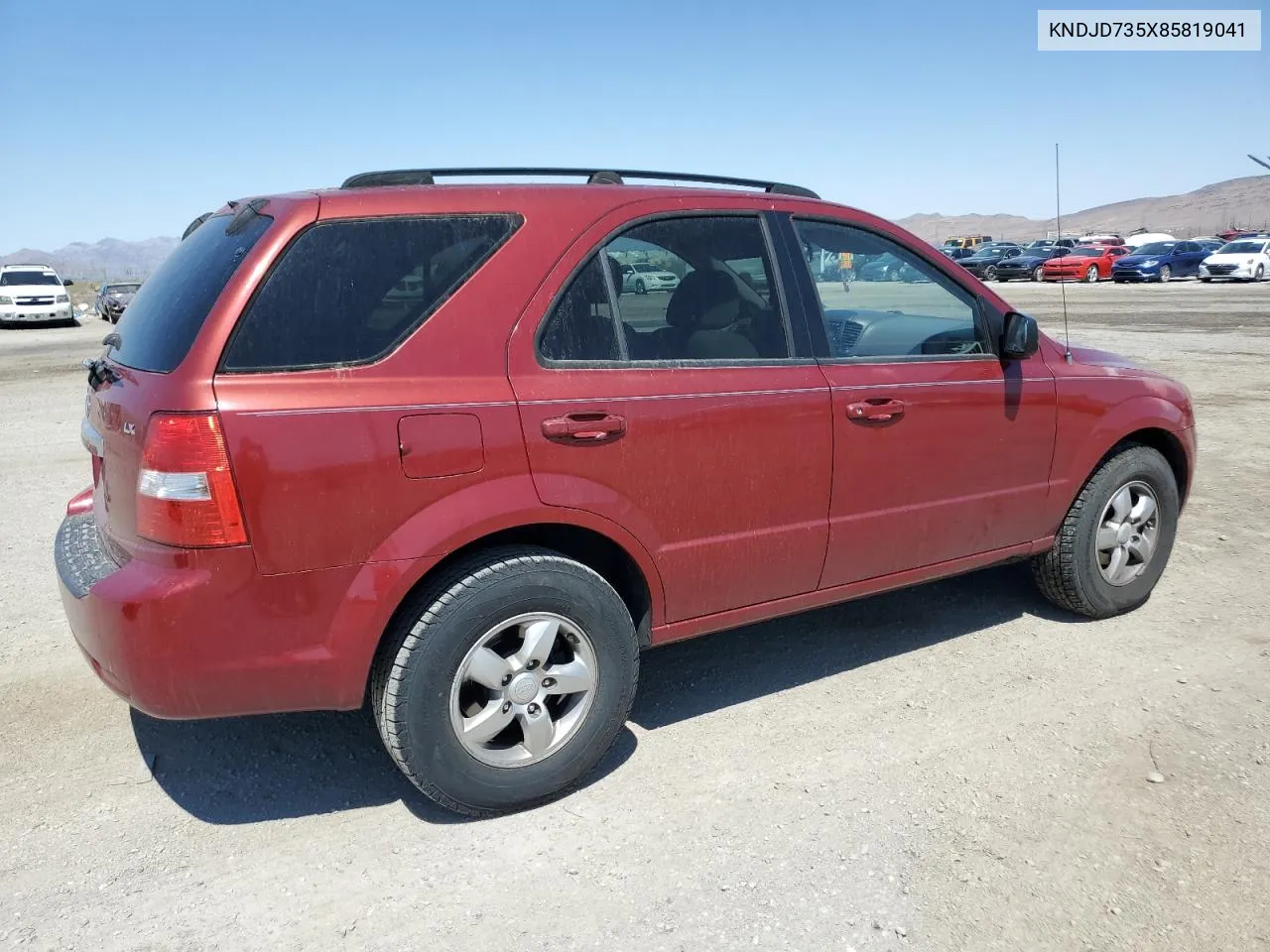 KNDJD735X85819041 2008 Kia Sorento Ex