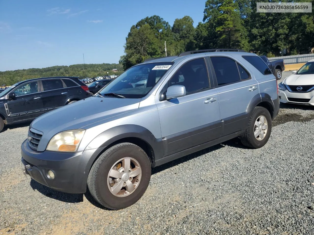 2008 Kia Sorento Ex VIN: KNDJD736385856599 Lot: 69463544