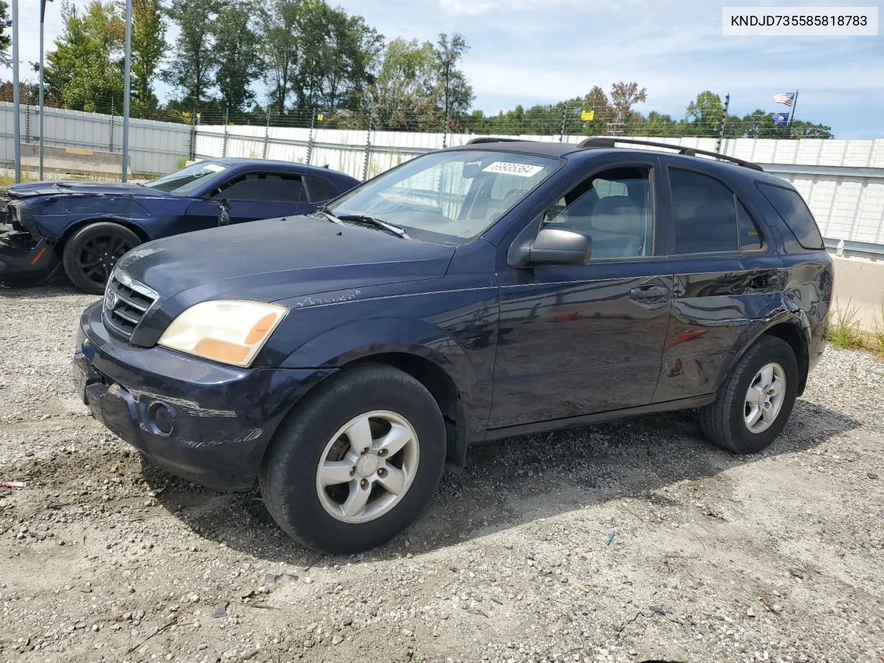 KNDJD735585818783 2008 Kia Sorento Ex